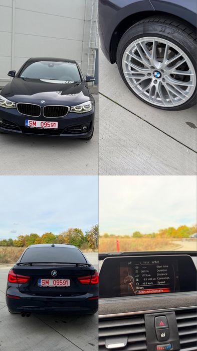 BMW seria 3 GT  320d 2016 F34 automat B47 RAR efectuat 190 cp ( seria 5 520 525 f30 f10)
