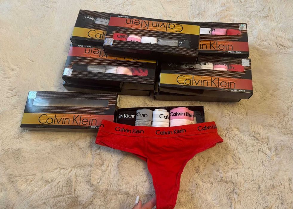 Set lenjerii dama bikini si normali 65-70 lei VS, CK, Tommy