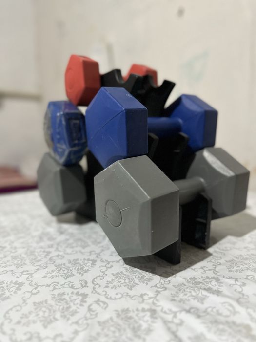 Гантели 1,2,3 кг