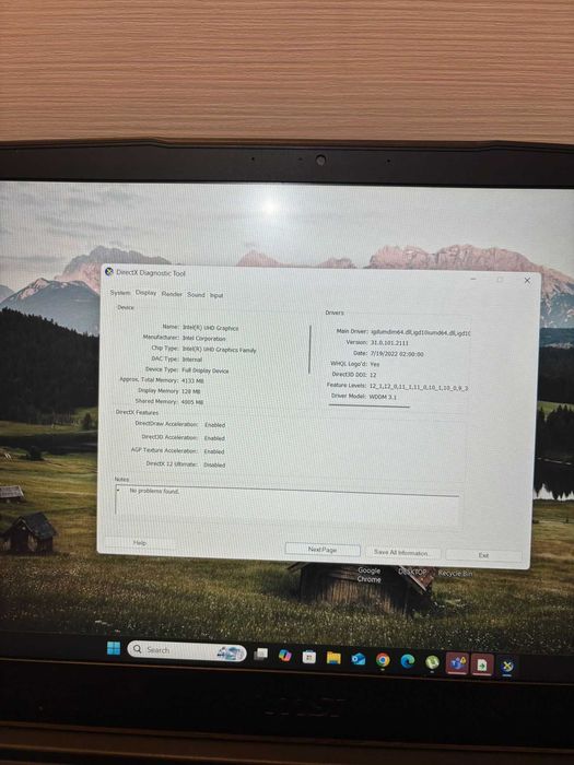 Laptop MSI Gaming 15.6'' GF63 Thin 10SC, 8gb RAM, placa video 4gb