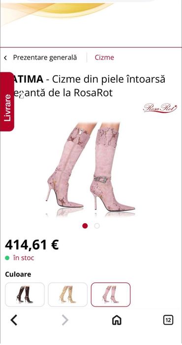 Cizme Rosarot Fatima