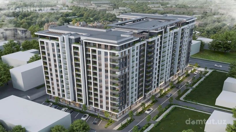 квартира в Miran House 52.6 кв/м (коробка), мирабадский пасп.стол
