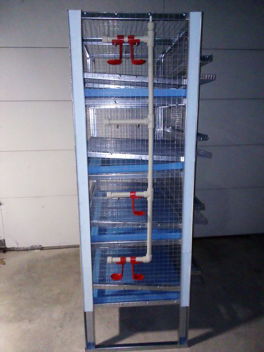 Продавам четириетажна  оборудвана професионална клетка за пъдпъдъци