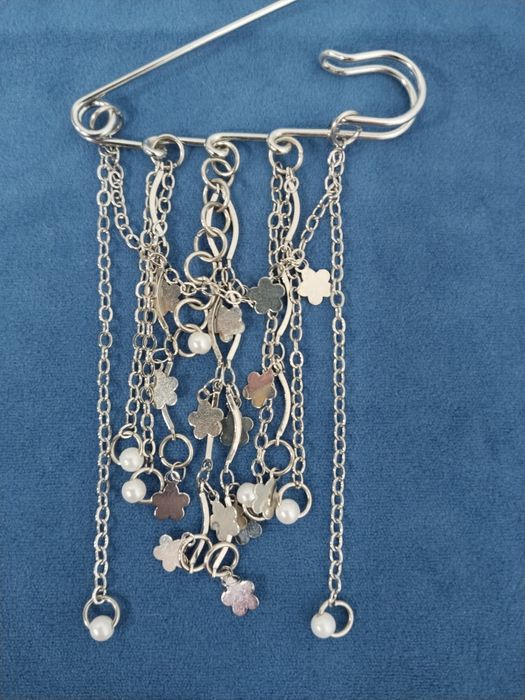 Брошь -булавка в этно стиле