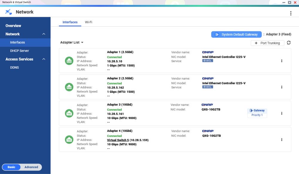 Продавам NAS QNAP TS-855eU-8G 64Gb + QXG-10G2TB + QM2-2P-344A