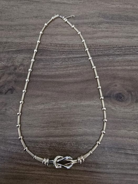 Vand Colier Aur 14k Dama 585 Aur alb cu Aur Galben 44gr sau schimb cu lant CUBAN minim acelasi gramaj sau ofer diferenta ptr gramasj mai mare