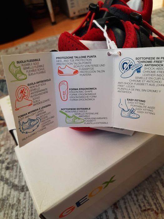 Geox детски есенни обувки от набук