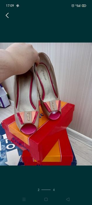 Туфли 500 тенге 40 размер