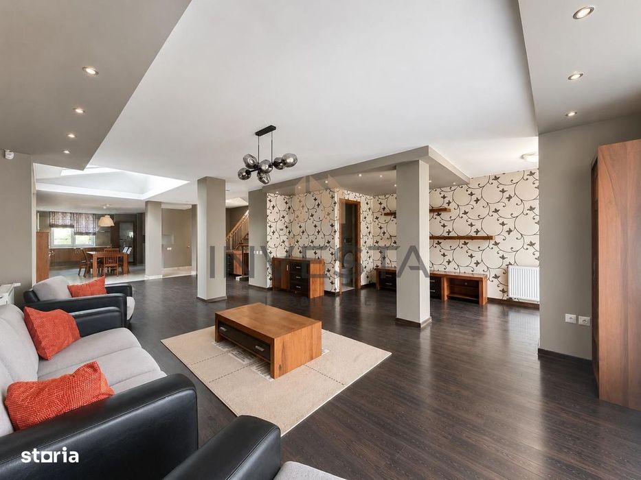 Casa de 360 mp cu sauna si garaj dublu de inchiriat in zona Buna Ziua