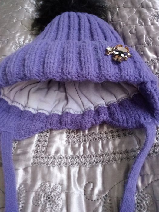 Шапка зимняя для девочки