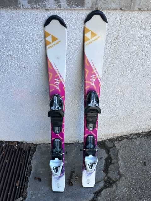 Skiuri Fischer KOA 90 cm + Clapari + Bete si Casca