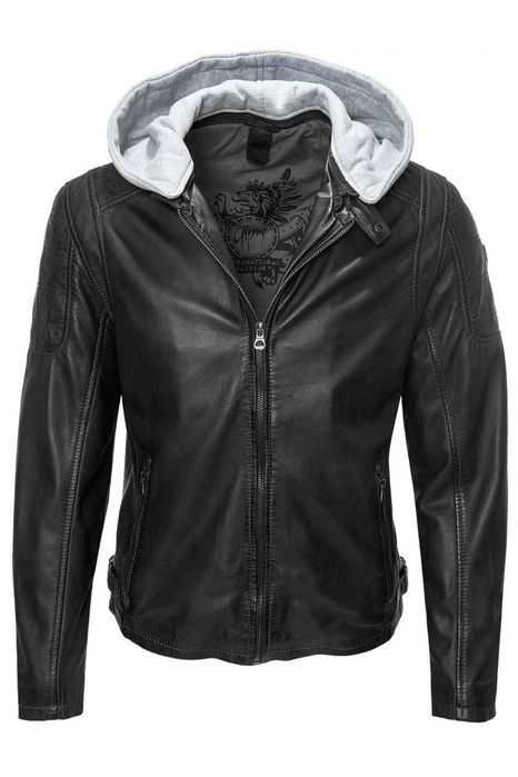 Geaca de Piele Barbati Gipsy Neagra Rylo