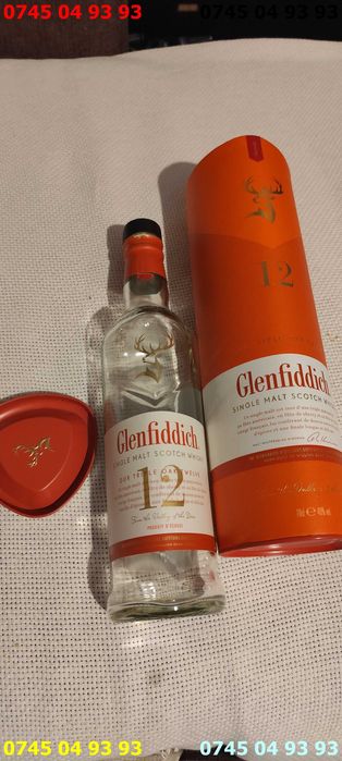 sticla goala ambalaj GLENFIDDICH de 12 ani