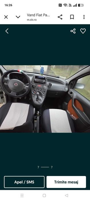 Vând Fiat panda 2008