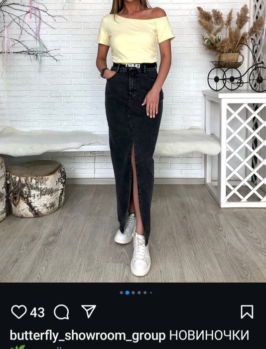 Продам НОВЫе  джинсовые юбки размер М, юбка, платье