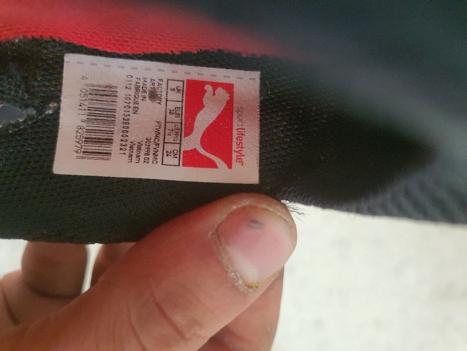 Пума мокасини и черни и бели летни кецки и двата чифта са 38 номер жен