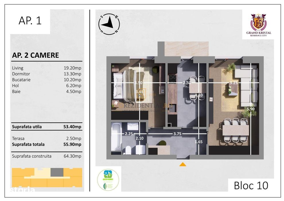 Apartment in București, Sector 4 - More