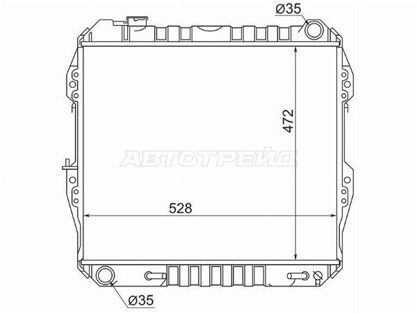 Радиатор Toyota 4runner