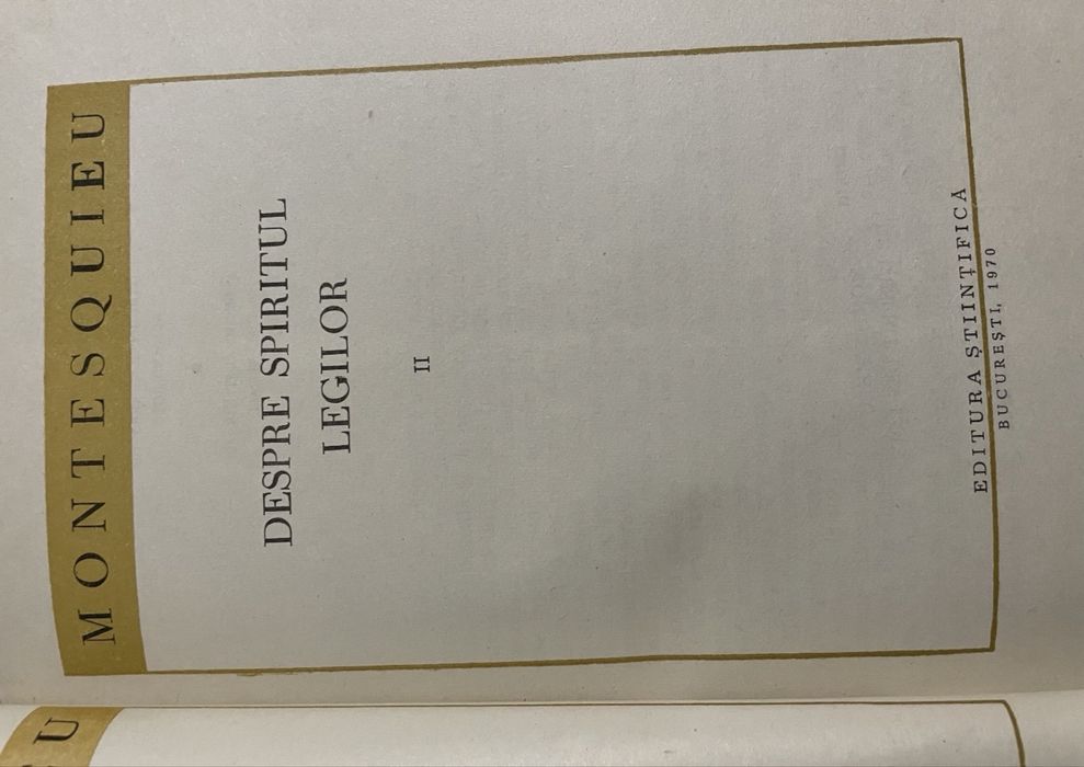 Montesquieu despre spiritul legilor 2