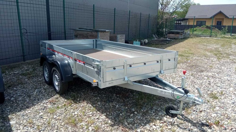 Remorca Repo 750 Kg 2 axe  3000x1600 mm --- PLATA IN RATE