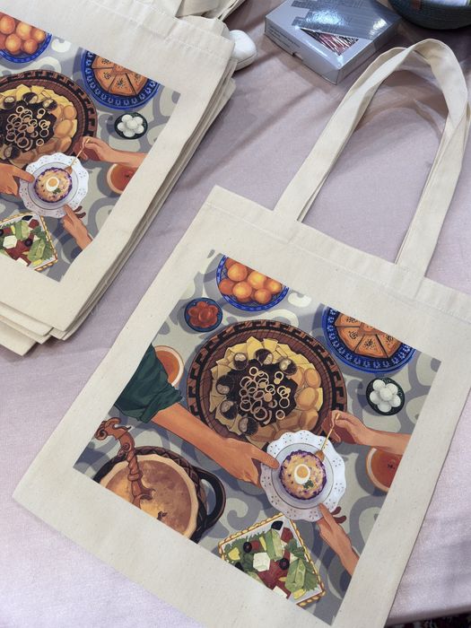 Шопперы с принтом