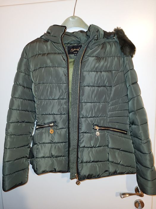 Зимно яке тъмнозелено Moda Piu Anna