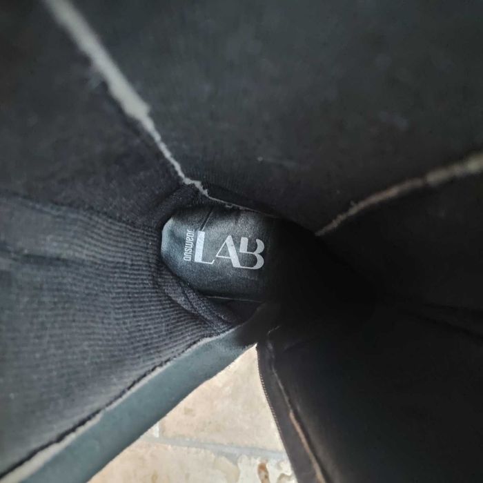 Стилни дамски високи ботуши, естествена кожа, размер 40