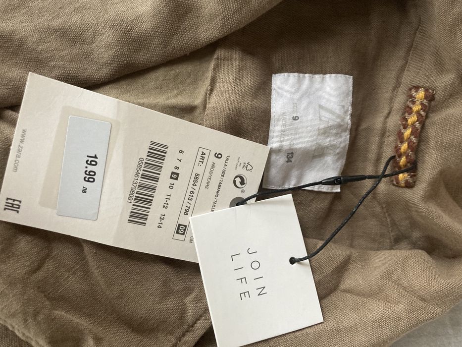 Детски шлифер ZARA 9г, 134см