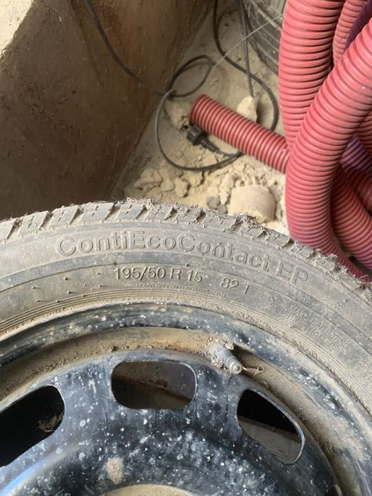 Jante 5x112 cu cauciucuri 195/50/15 Mercedes A class