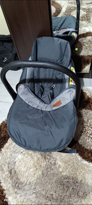 Cărucior bebe optima Pink 3 in 1