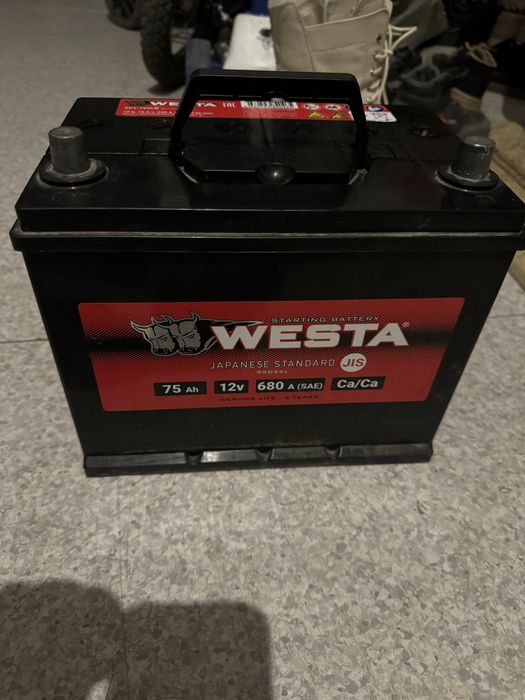 Продам аккумулятор Westa 75Ah