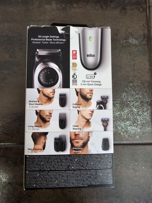 Braun BT5265 Aparat de tuns barba si par, 3 capete