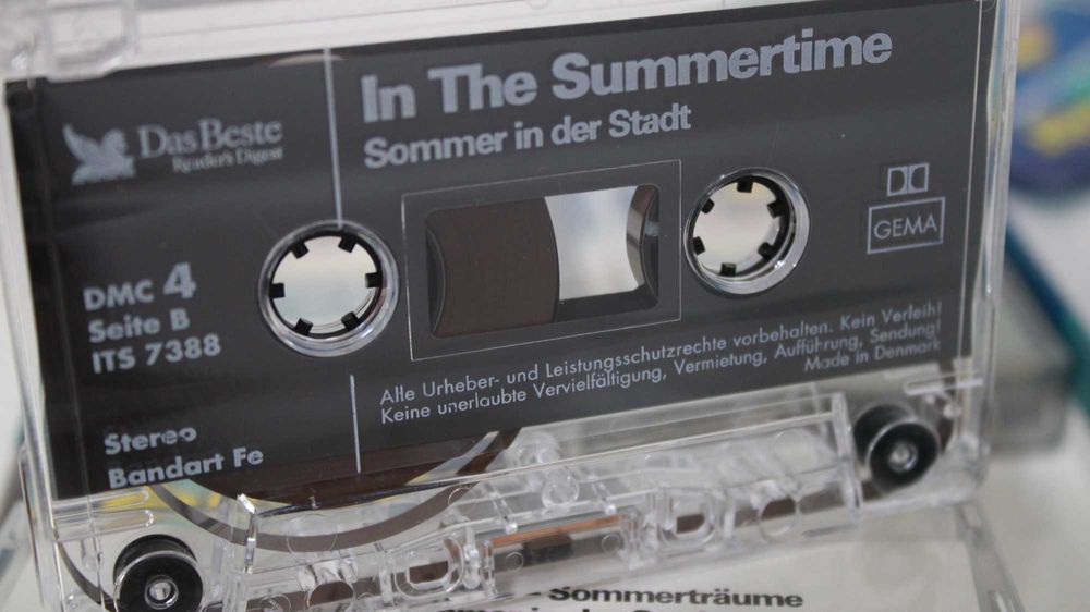 4 casete audio selectii/colectie "In The Summertime"