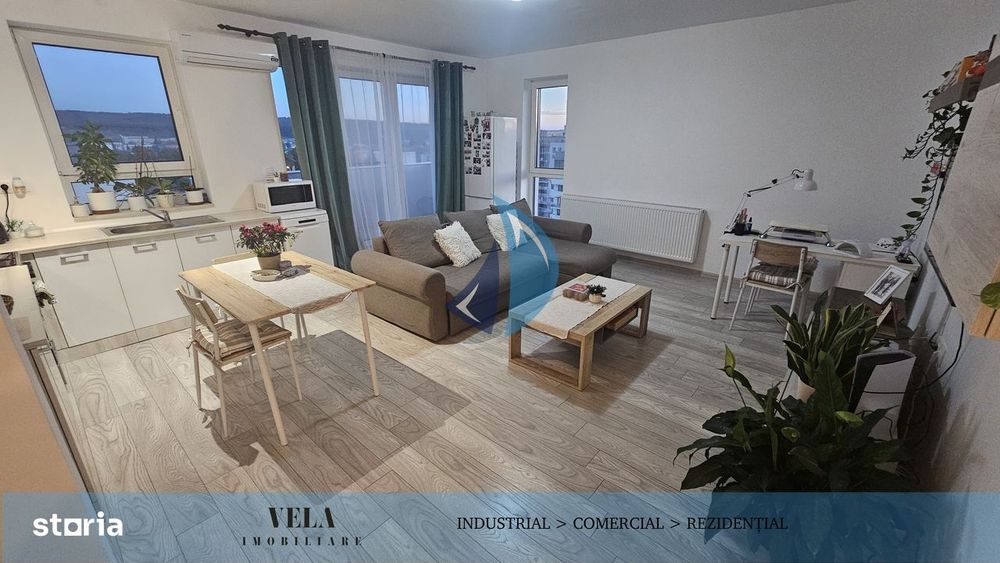 Apartament 3 camere, bloc nou, mobilat/utilat/parcare