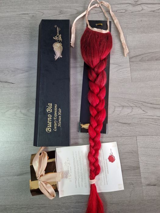 Coadă păr natural BuenoBia VIP 75cm! Extensie păr