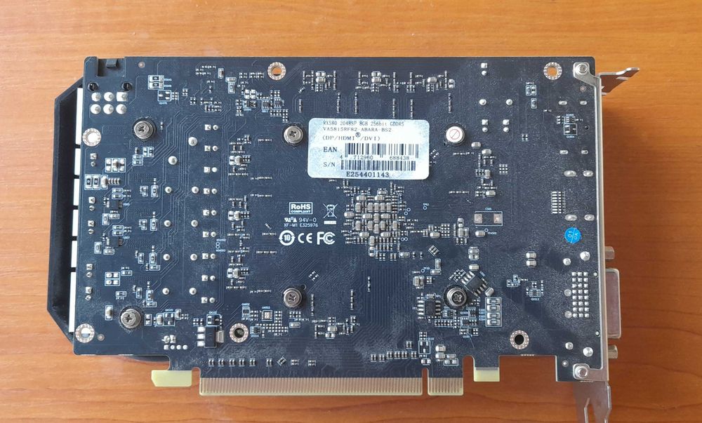 Placa video Biostar Radeon RX-580 8GB GDDR5 256bit Bulk