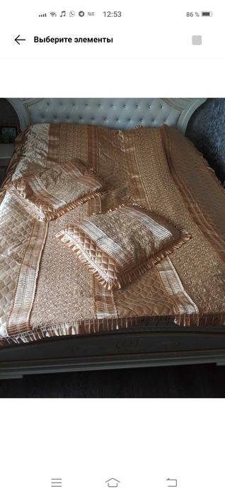 Продам покрывало с подушками