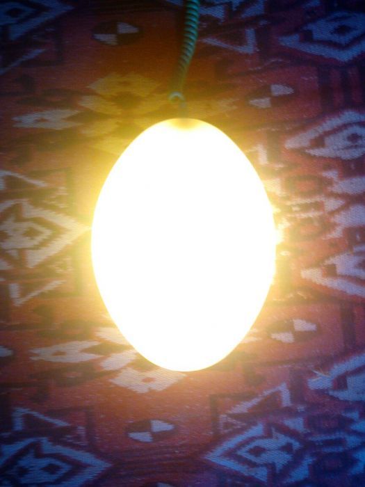 Настолна, нощна лампа в здрав PVC корпус