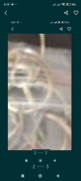 серебро цепочка волосок.