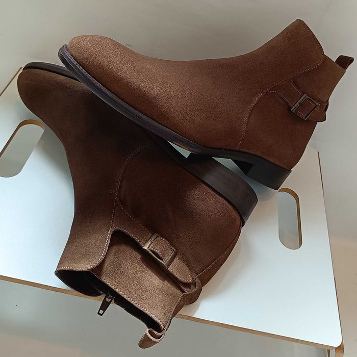 Ghete jodpur chelsea 44 43 premium Minelli NOI piele naturala moale