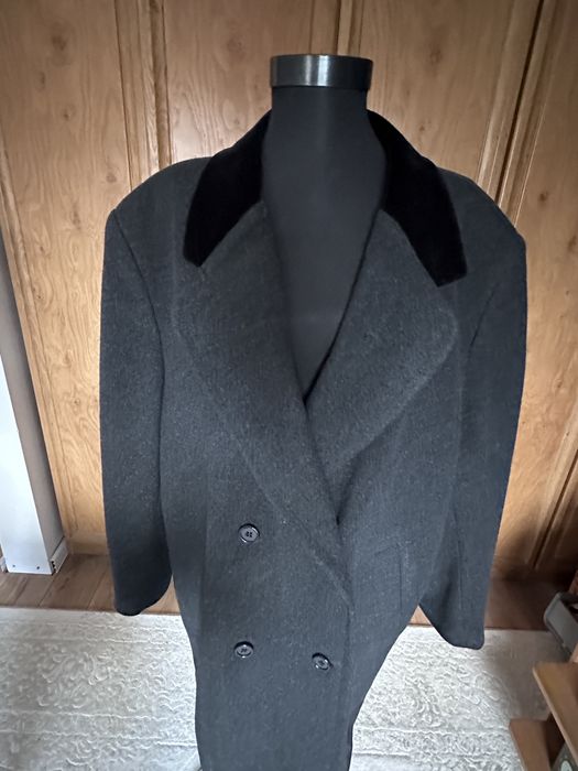 Vand palton lana negru C&A marimea M