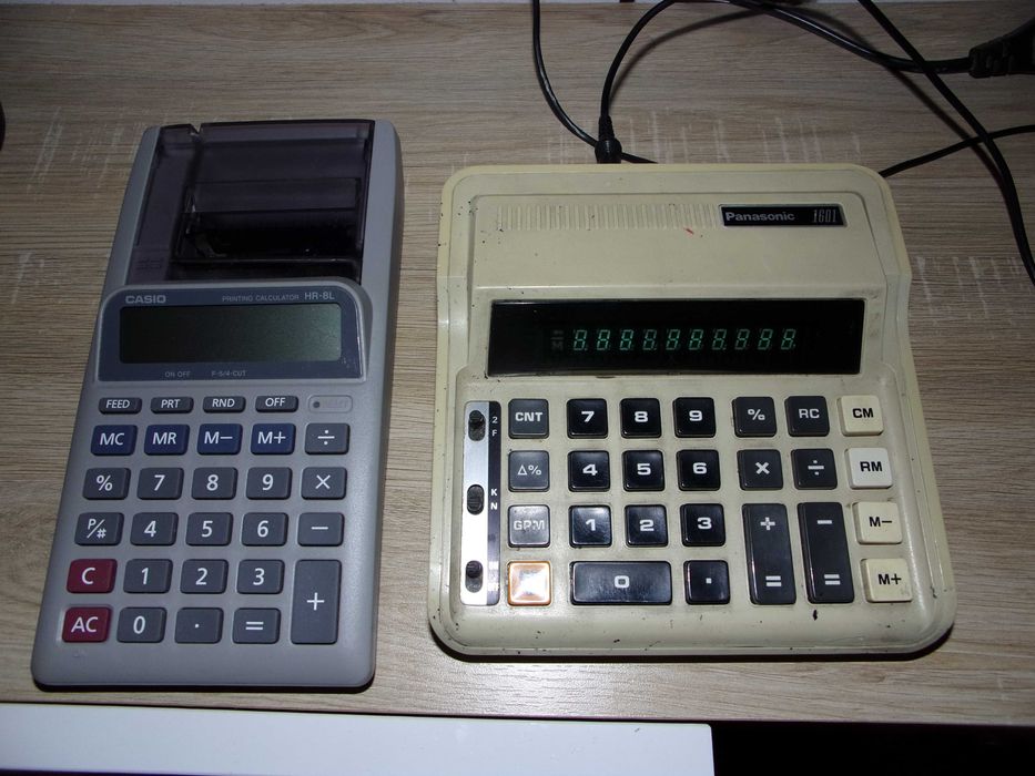Calculatoare Panasonic si Casio Japan