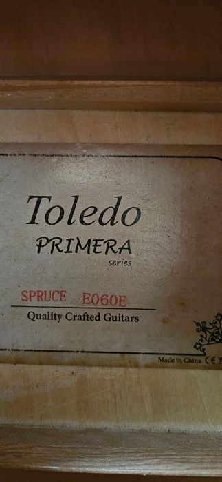 Класическа китара TOLEDO PRIMERA E060E