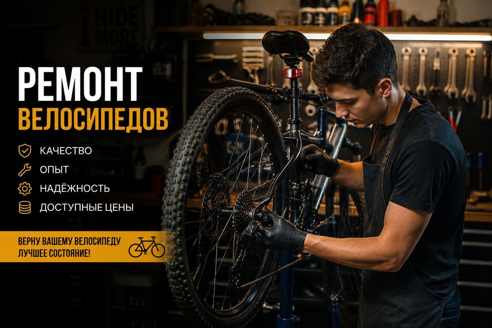 Выезд на дом Ремонт велосипедов