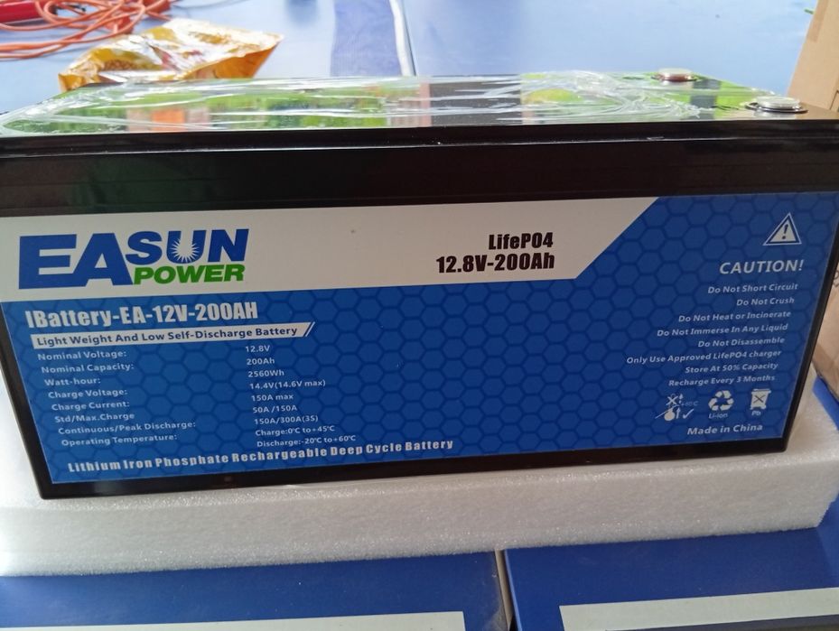 Baterie LifePo4 EASUN 200 ah