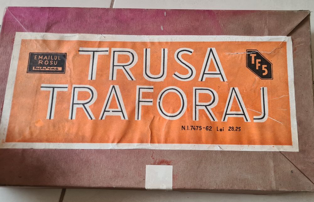 Trusa Traforaj Romanesc Vechi Perioada Comunista