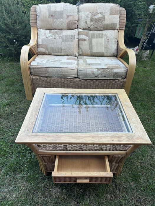 Комплект естествен ратан