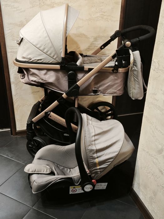 Количка като НОВА Chipolino Amore и кошче за кола