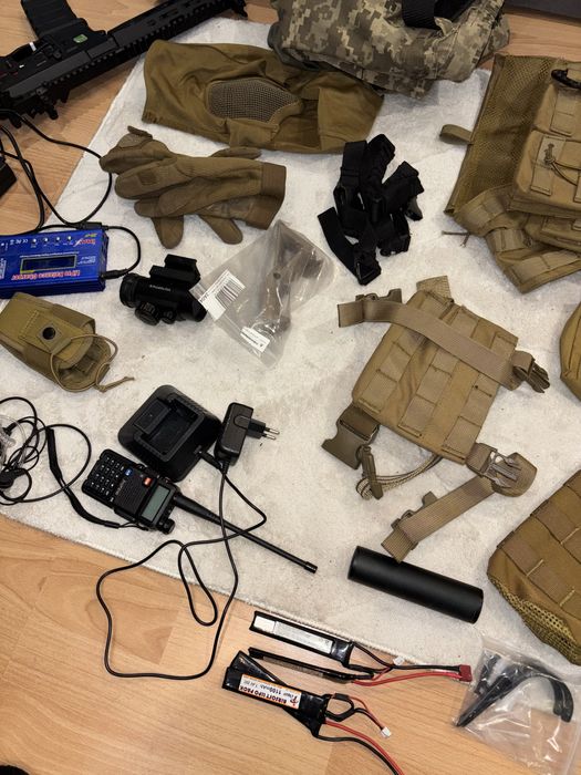 Airsoft оборудване еърсофт реплика униформа cyma platinum каска оптика