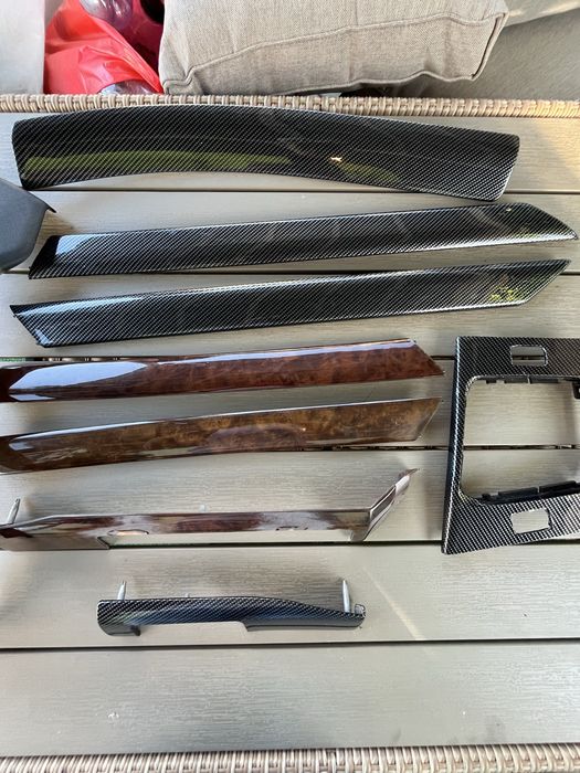 Vand plastice interioare carbon pentru bmw e46